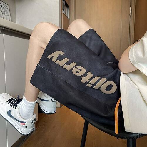 美式夏季扎染短裤宽松男士五分ins休闲透气速干百搭高街运动裤子 - 图1