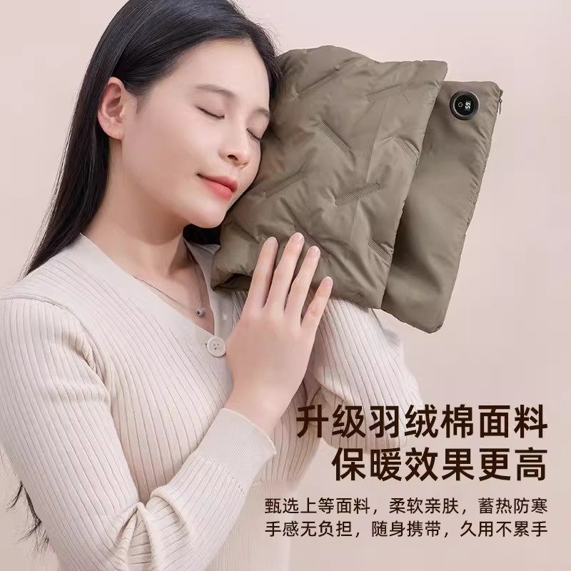 石墨烯羽绒热水袋充电无水防爆暖宝宝女生冬季取暖被窝神器暖手袋,淘宝优惠券,粉丝福利购,淘宝优惠卷