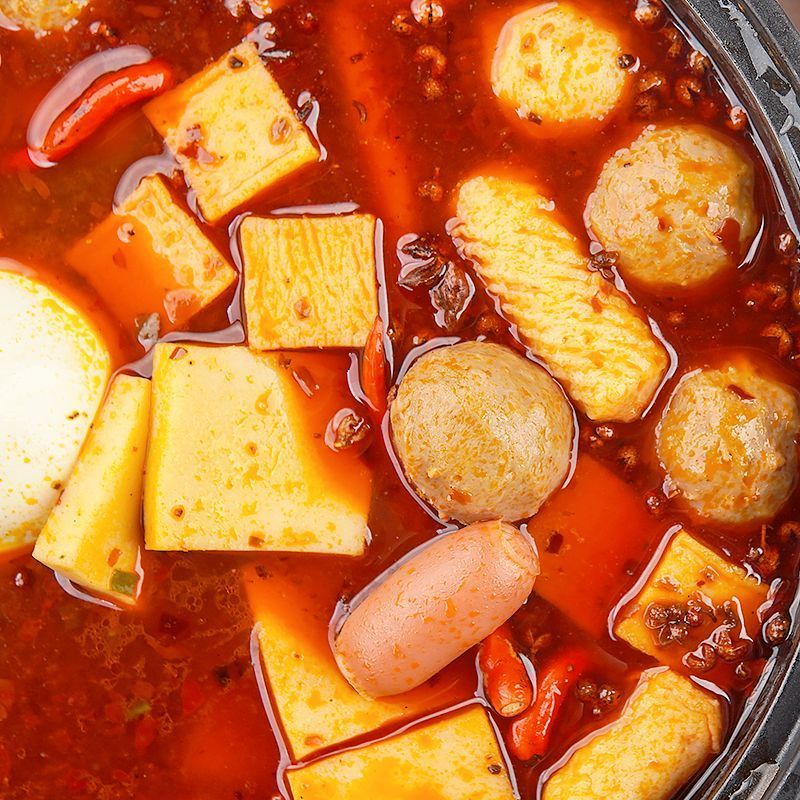 Hot pot meatballs combo pack mixed beef meatballs Oden Malatang barbecue ingredients base set assorted