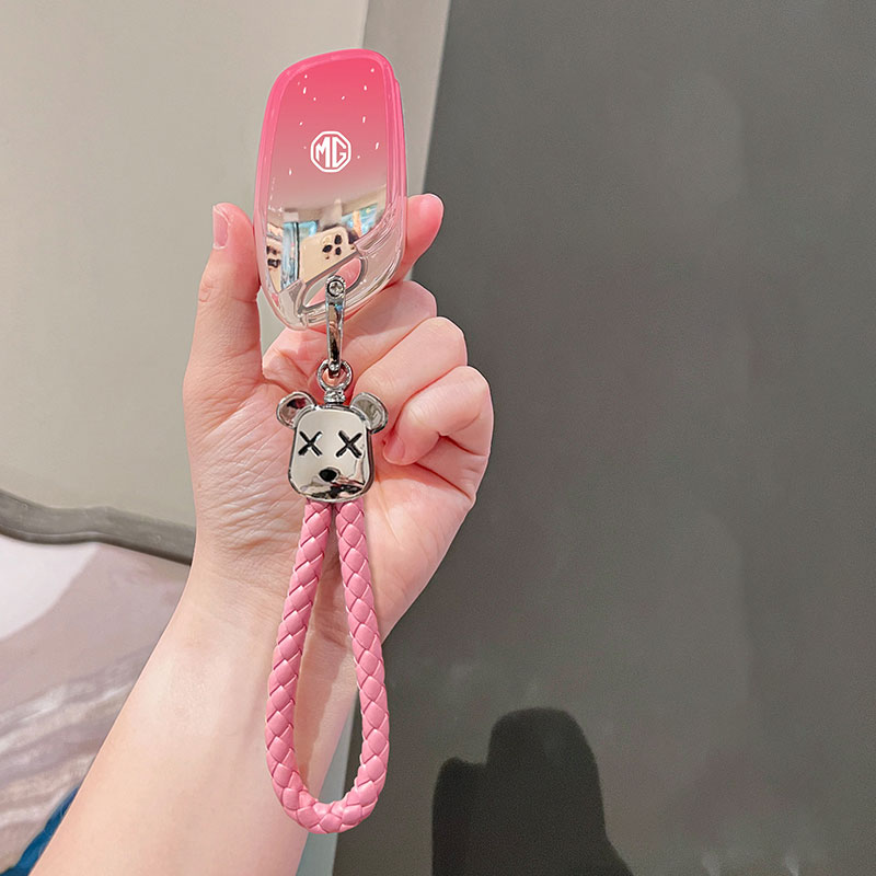 名爵MG4钥匙套MULANG木兰车扣MG6/5/4X保护壳ES5/ZS全包HS领航链