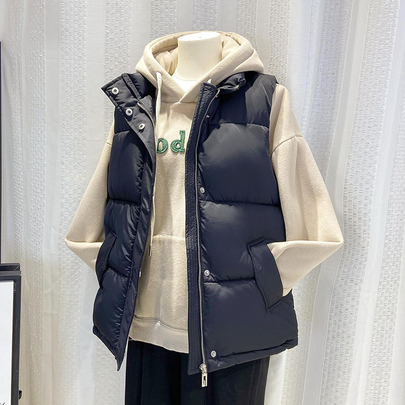 羽绒棉马甲女士秋冬季2025新款学生时尚坎肩百搭外套外穿背心马夹,淘宝优惠券,粉丝福利购,淘宝优惠卷