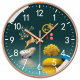 Light luxury silent clock wall clock home fashion punch-free wall hanging quartz clock living room bedroom decoration clock atmospheric