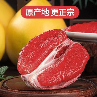 正宗红心蜜柚红肉皮薄5斤