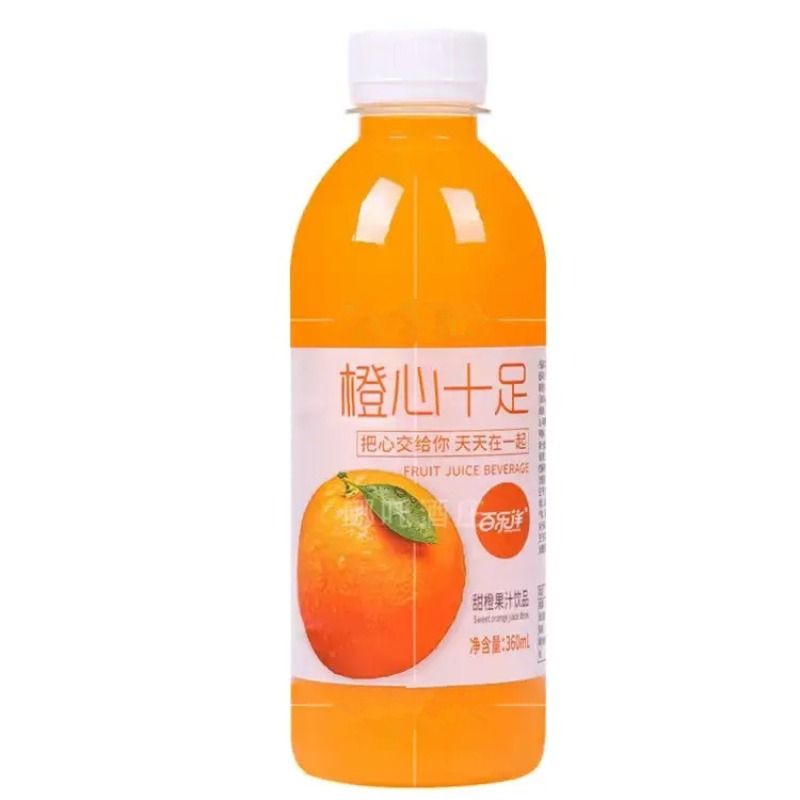 百乐洋橙味果汁饮料360ml*1