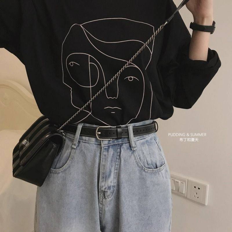 一条敲百搭的小皮带全孔简约真皮腰带四季可用复古软皮女士裤带,淘宝优惠券,粉丝福利购,淘宝优惠卷