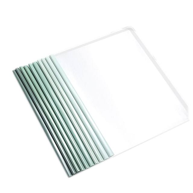 A4 gradient color pull rod clip thickened outer film reinforcement rod