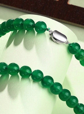 天然红玛瑙喜庆红项链小众串珠个性百搭锁骨链女高级感玉髓毛衣链