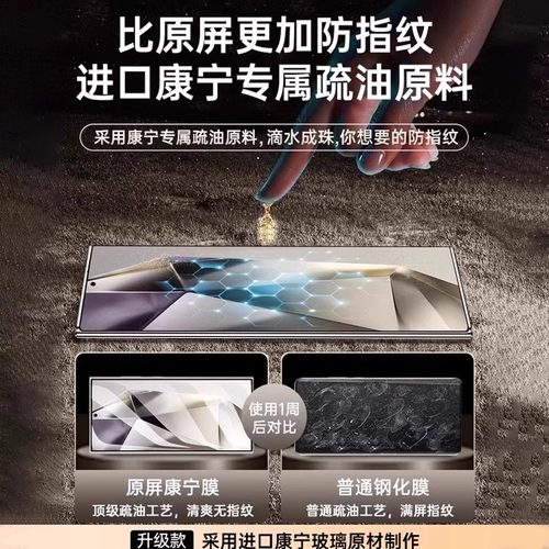 【秒贴无尘仓】适用三星S24ultra钢化膜S23Ultra手机膜s25Ultra全覆盖Galaxy25edge高清+防摔24保护2322 - 图0