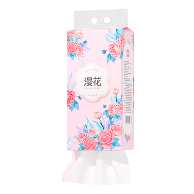 漫花悬挂式抽纸巾家用实惠装木浆