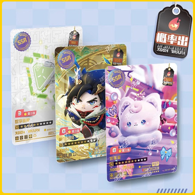 蛋仔派对卡片卡游蛋仔派对卡片潮流包第四弹一整盒典藏收藏卡册CR盲盒周边正版