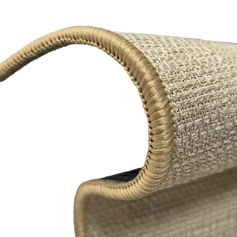 Linen entrance door mats, carpet door mats, bedroom simple kitchen bathroom bathroom non-slip absorbent foot mats