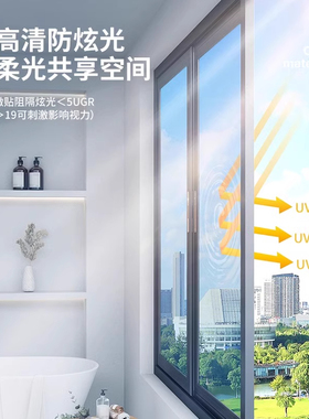 单向防窥膜透光玻璃窗贴纸防走光