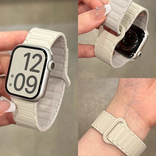 适用vivowatchgt2表带iqoogt2手表gt磁吸vivowatch5回环esim腕带3女款智能蓝牙版运动男款硅胶高级替换带配件 - 图1