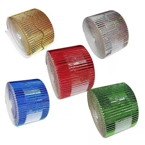 卷装瓦楞纸花边波浪形花边瓦楞纸 装饰底版背景幼儿园手工包边条 - 图2