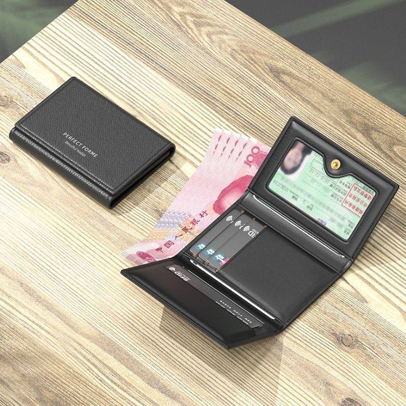 新款高颜值男女通用钱包防消磁多功能大容量三折零钱包证件包卡包,淘宝优惠券,粉丝福利购,淘宝优惠卷