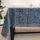 Thick Wuzhen blue printed tablecloth Chinese ethnic style polyester cotton blue and white Chinese style dining table coffee table tablecloth rectangular