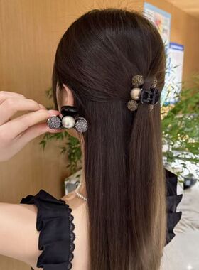 半扎发发夹女2025新款高端发卡后脑勺头发夹子头饰小抓夹发饰小号