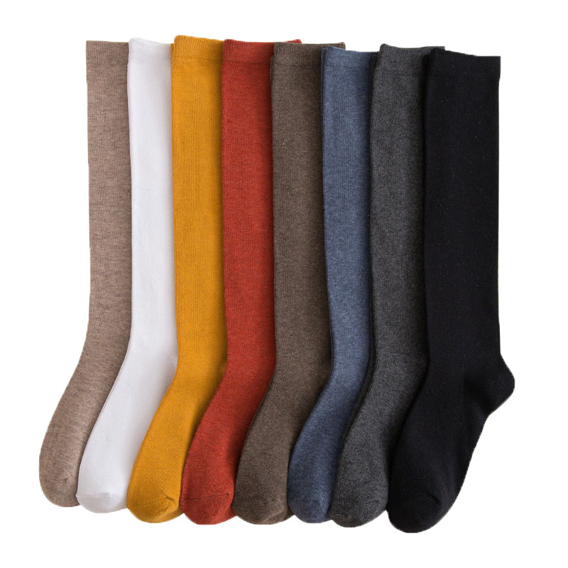 春秋款中筒瘦腿日系ins潮小腿袜子 天天特卖工厂店长筒袜