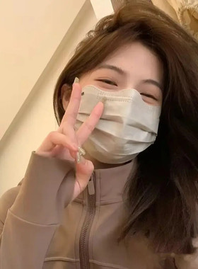 蝶形口罩时尚透气护眼角一次性三层防护口罩轻薄颜值多规格