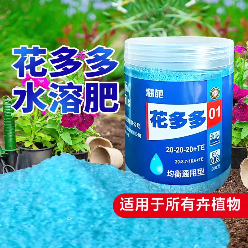 花多多1号2号12号通用型花朵朵一号二号月季水溶促开花肥料植物
