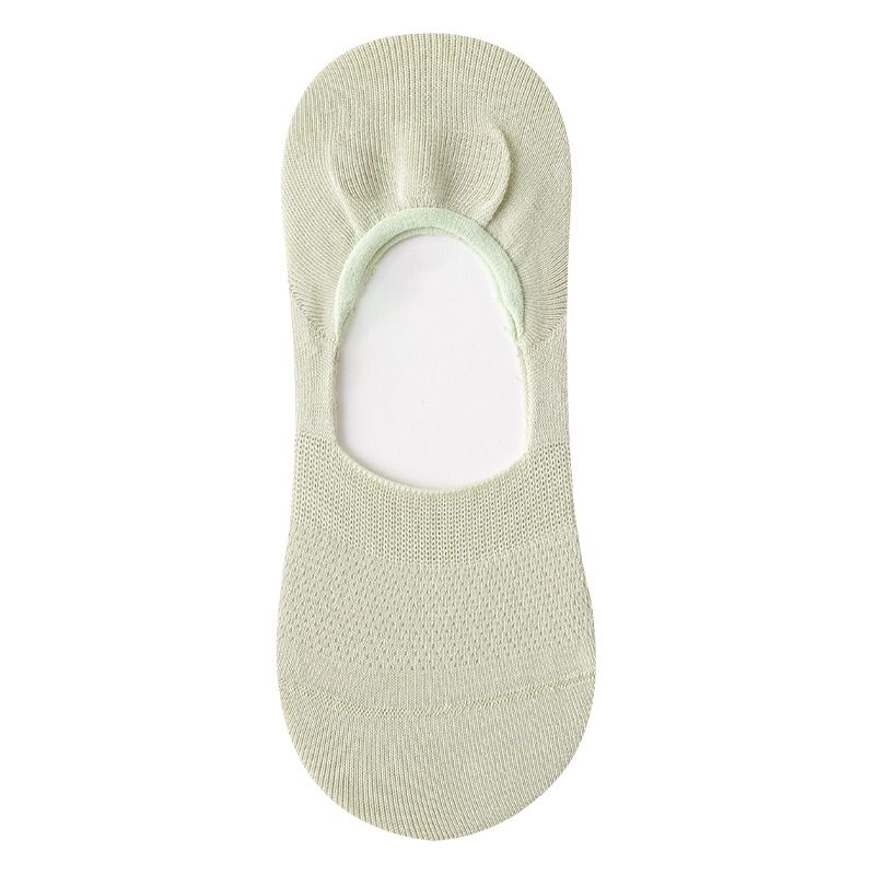 袜子女船袜防滑不掉跟春夏季女士纯棉薄款网眼隐形袜防臭短袜抗菌