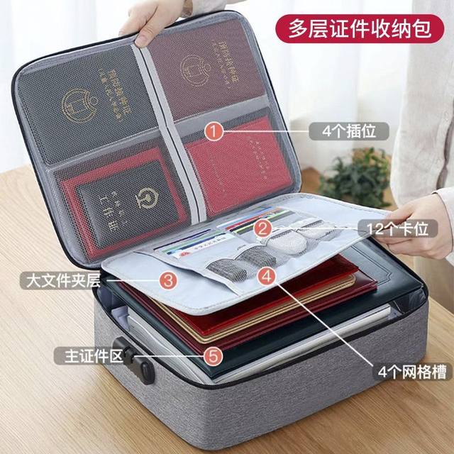 Large-capacity document storage bag | Over 2,000 additional purchases