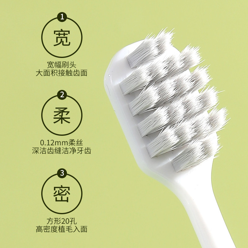 威酷尼正品高端小头牙刷软毛成人护龈去渍高颜值男士专用独立包装