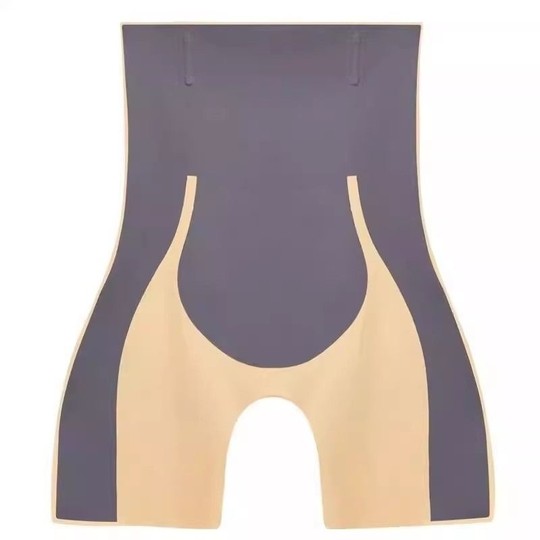 Kaka tummy control pants butt lifting pants high waist body shaping anti-exposure safety pants small belly strong butt lift ice silk suspension