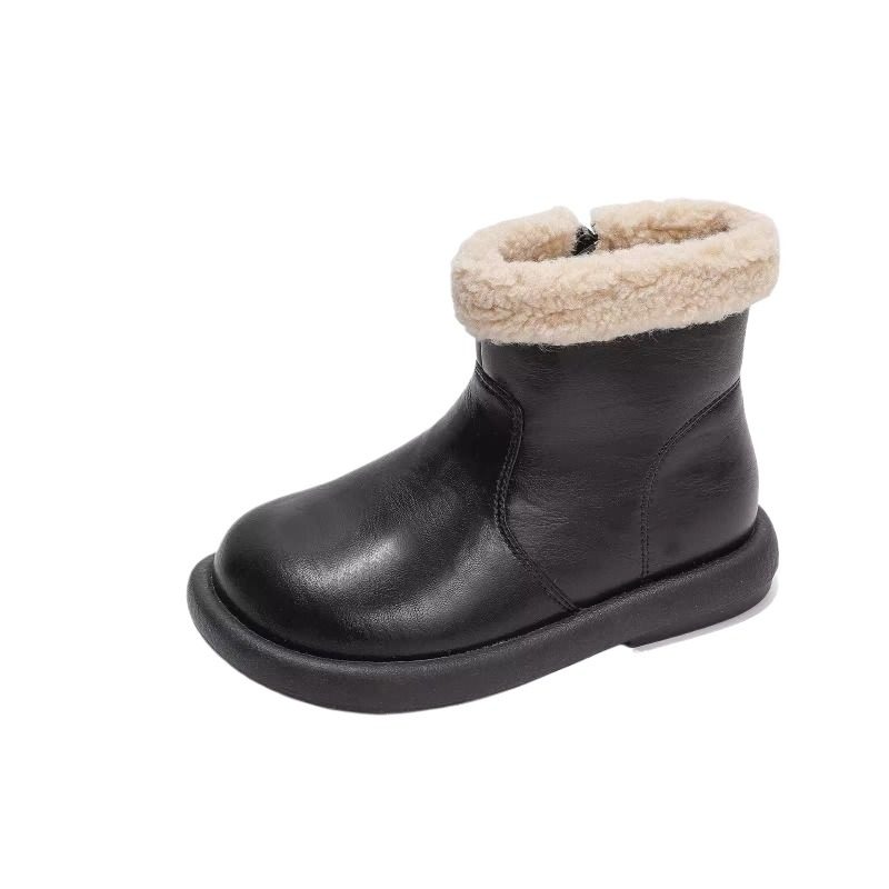 女童雪地靴冬季2025新款儿童棉鞋加绒短靴加厚靴子女宝宝鞋子冬鞋,淘宝优惠券,粉丝福利购,淘宝优惠卷