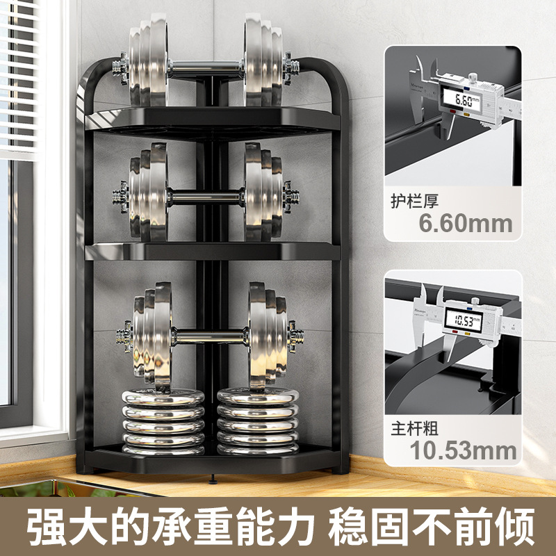 厨房置物架台面转角调料架多功能墙角三角收纳壁挂架子筷子调味料