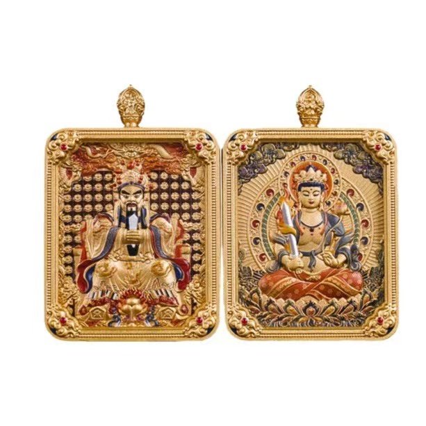 oein五台山龙五爷双面立体八大守护神雕刻唐卡藏式嘎乌盒生肖招财,淘宝优惠券,粉丝福利购,淘宝优惠卷