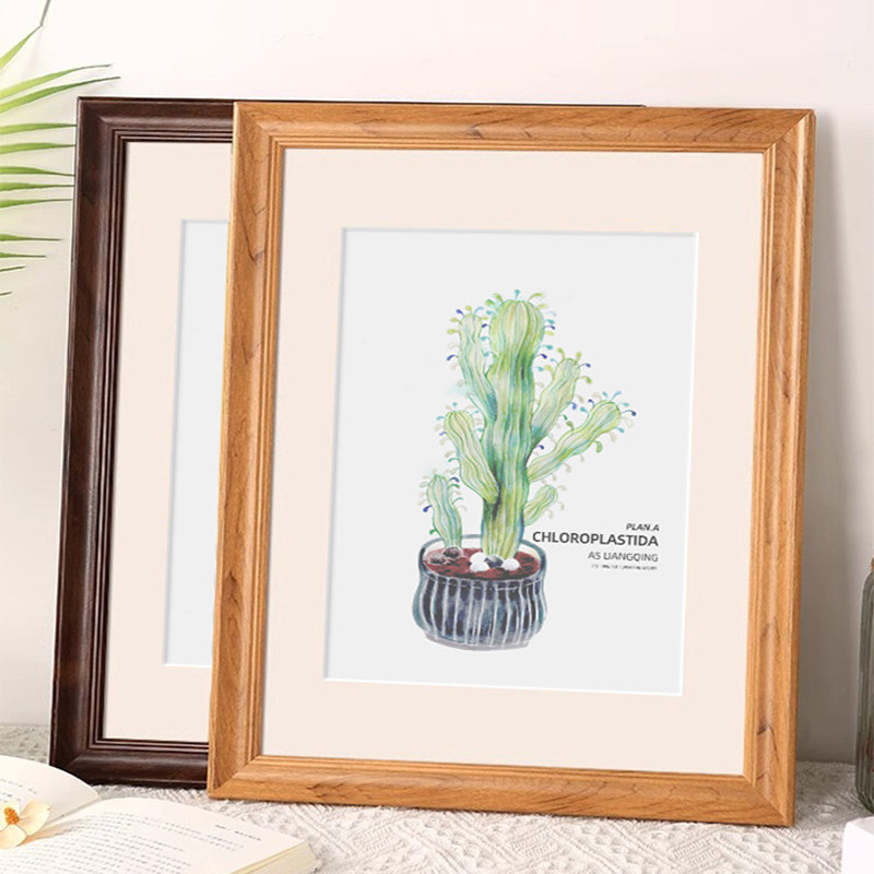 木质相框挂墙a3A4纸画框4k八8K开空框儿童素描油画装裱12寸16框架,淘宝优惠券,粉丝福利购,淘宝优惠卷