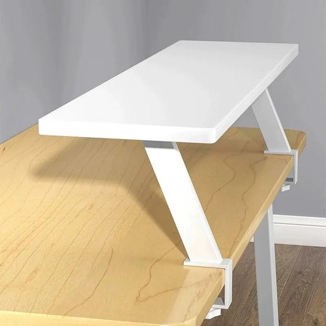 Children's study desk bookshelf desk storage shelf heightened and elevated layered table multi-layer multi-function