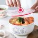 Office workers' fresh-keeping bowl rice box, microwave oven special bento box with lid, refrigerator sealed bowl, ceramic large instant noodles bowl