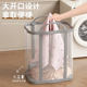 Folding dirty clothes basket