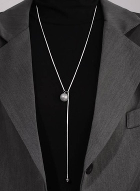 珍珠流苏长款项链|115人收藏