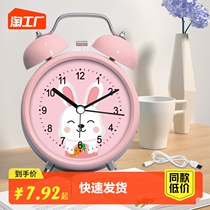 Small alarm clock Student special to get out of bed Instrumental Intelligence 2023 New Children Girl Clock Table Electronic Taunted Desktop