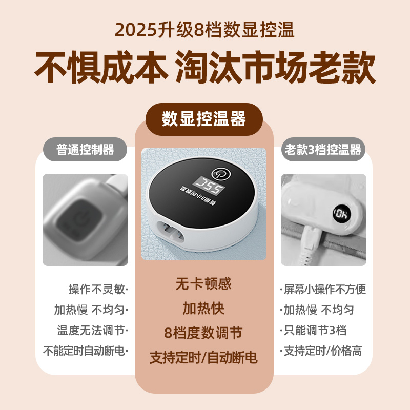 加热鼠标垫桌垫办公室学生保暖冬季电热开关暖手小尺寸超小防水 - 图1