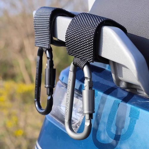 电动车挂钩前置通用万能自行车摩托车电车挂物钩头盔外卖挂扣承重 - 图2