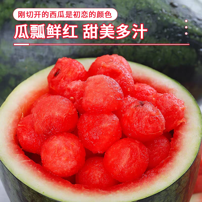 黑美人西瓜新鲜应季水果越南黑美人西瓜包甜包熟口感脆爽新鲜包邮,淘宝优惠券,粉丝福利购,淘宝优惠卷