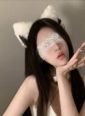 项圈发箍猫耳朵铃铛头箍