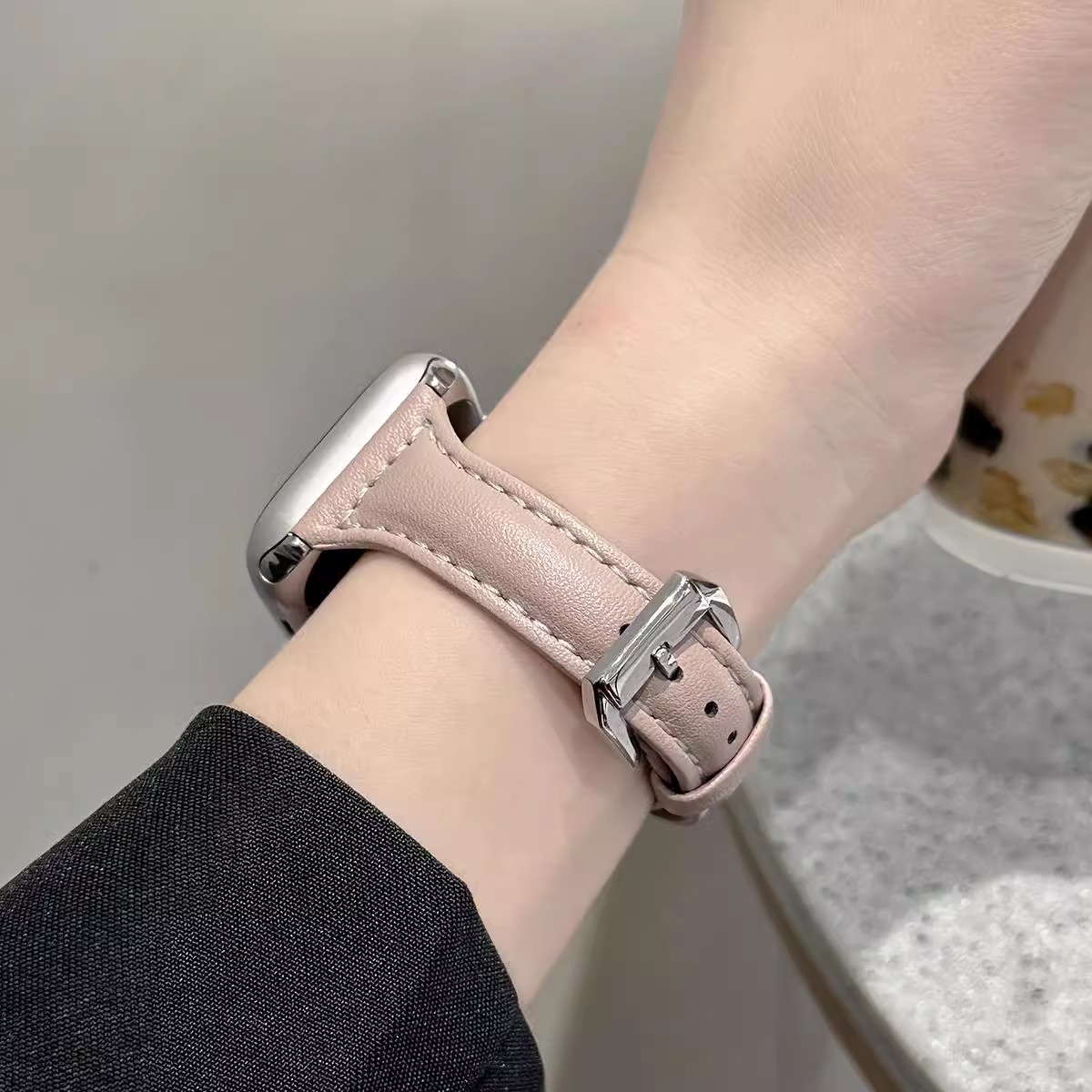 适用iwatch8表带applewatch9苹果S9手表S8真皮S7夏天7个性SE小众新品S10女生10高级ultra智能watch运动新款 - 图1