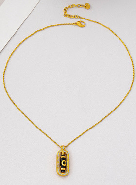 新款九转天珠吊坠古法民族风项链设计文艺复古转运锁骨链女士批发