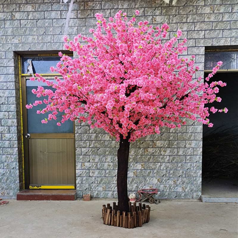 仿真桃花树假桃树室内室外装饰仿真樱花树梅花树许愿树新年红包树 - 图2