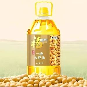 福临门优选一级大豆油5L优选食用色拉油家庭食用油中粮