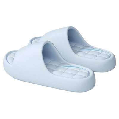 七色纺买一送一拖鞋女款夏季室内家居浴室防滑防臭厚底情侣凉拖男