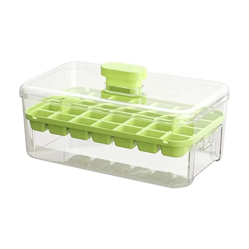 冰块模具食品级按压冰格制冰盒冰块储冰盒密封盒家用冰箱冻冰神器 - 图3