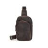 First layer cowhide shoulder crossbody bag Crazy Horse leather chest bag