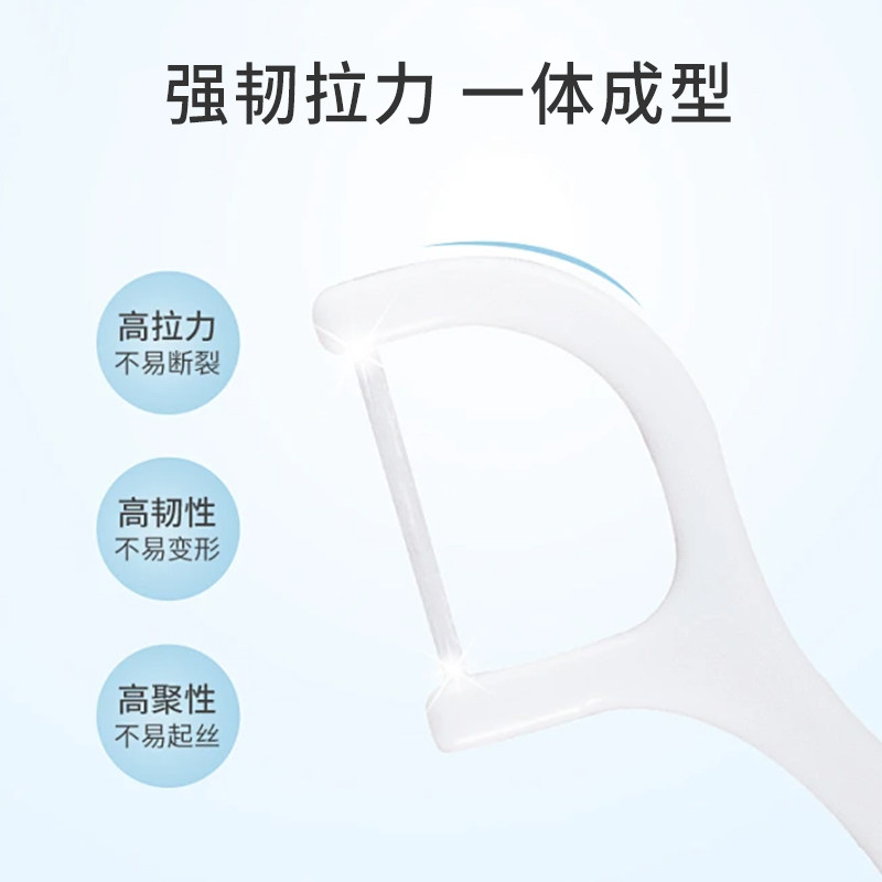 居家邦清洁牙线 一次性独立包装超细牙线棒牙签牙线盒装剔牙牙线