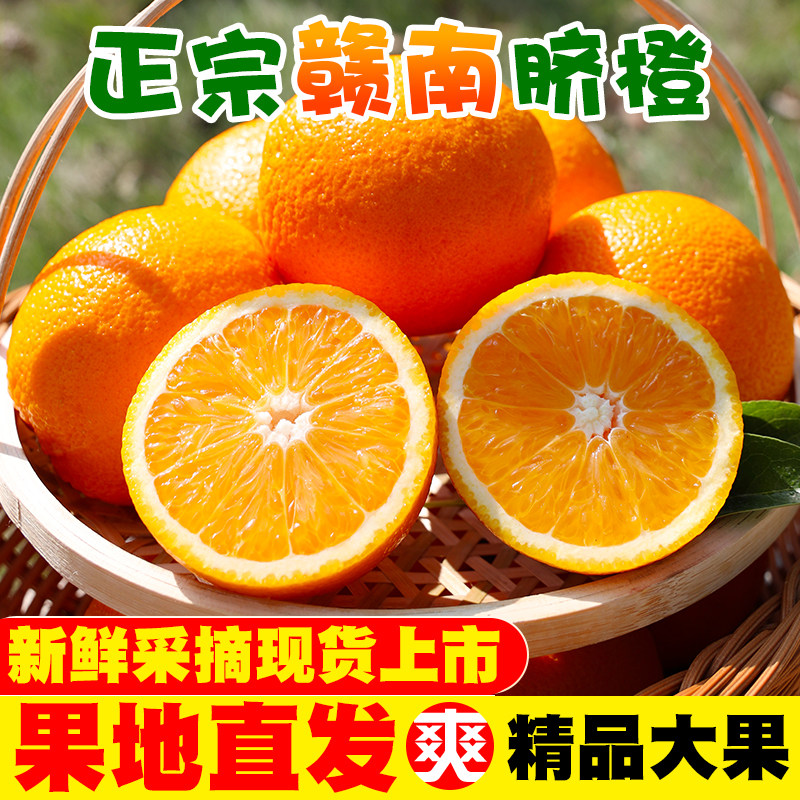 【一品优】正宗赣南脐橙当季应季精品水果脐橙新鲜水果榨汁橙子